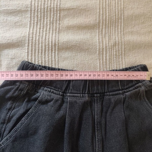Dazy Mom Fit women's black washed grey jeans, size S
