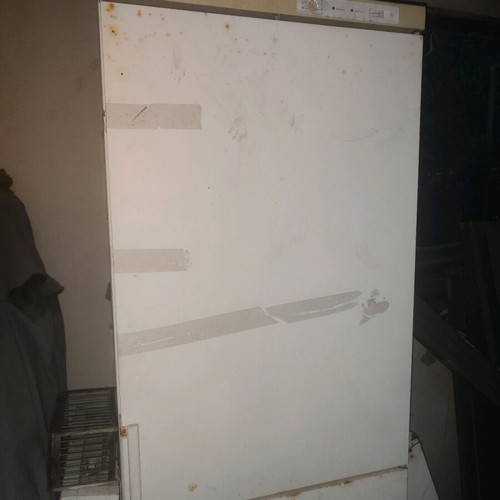 Old refrigerator used for spare parts