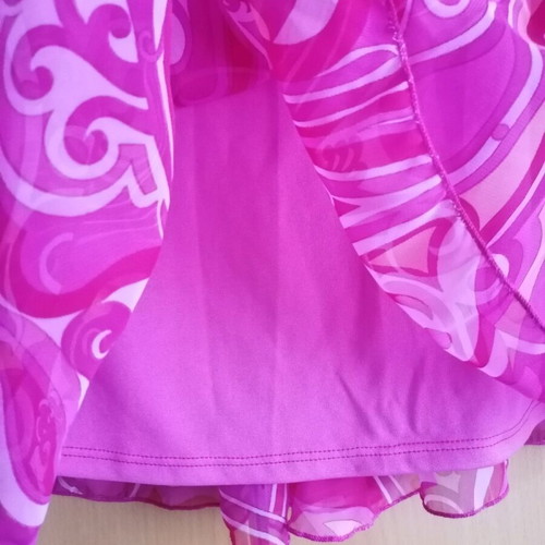 Amy Byer printed skirt size XL like new, pink fuchsia