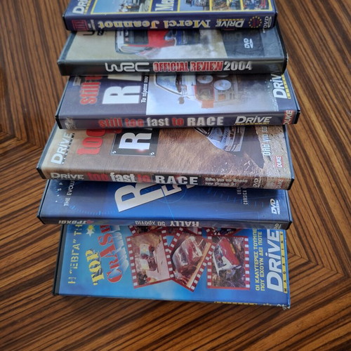 Car DVDs, set of 6, including Top Crashes
