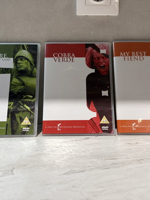 Klaus Kinski DVD collection, like new, 3 movies with English subtitles
