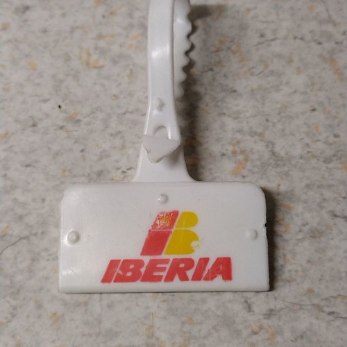 Collectible Iberia luggage tag