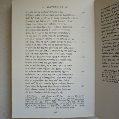 Homeri Opera Odusseae Volume 3 Books 1 to 12 like new, Greek