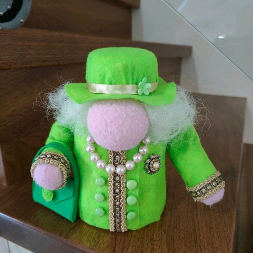 Doll handmade gnome The Queen made to order