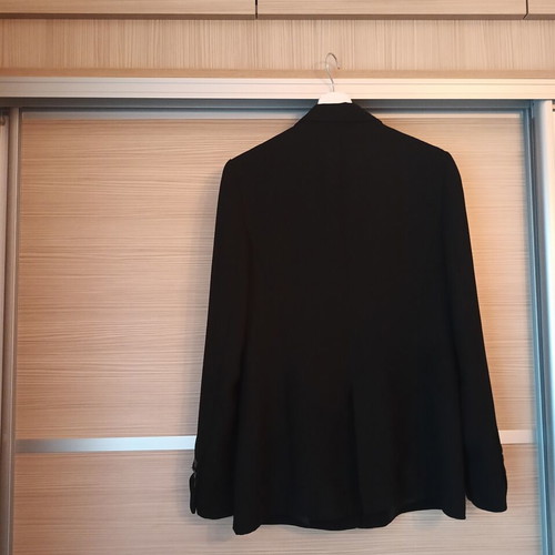 Zara Woman black oversized fabric jacket, size 40