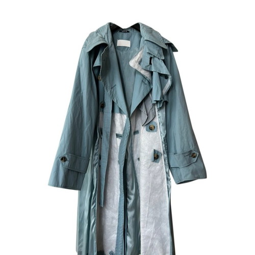 Maison Martin Margiela coat used, turquoise, size 40 French