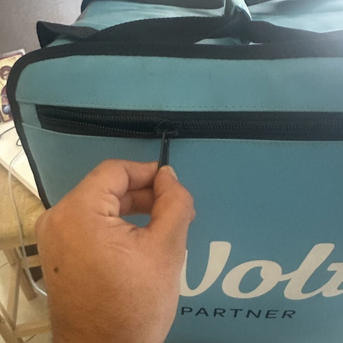Wolt insulated backpack and food transport box