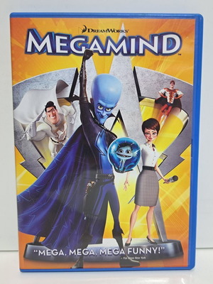 Megamind DVD μεταχειρισμένο, κινούμενα σχέδια περιπέτεια δράσης