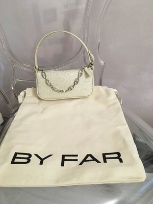 By Far Rachel leather shoulder bag new, colorful, 18x9 cm
