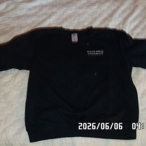 Sweatshirt B&C Safran size M like new, black and dark blue