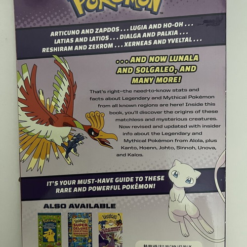 Pokemon Legendary and Mythical Guidebook used