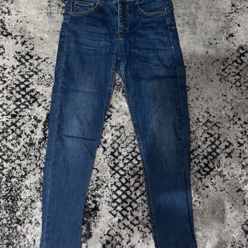 Blue jeans Pull&Bear used, straight fit, size 38