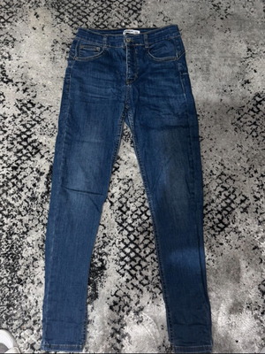Blue jeans Pull&Bear used, straight fit, size 38