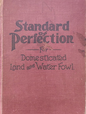 Standard of Perfection book used, 1953 edition with engravings