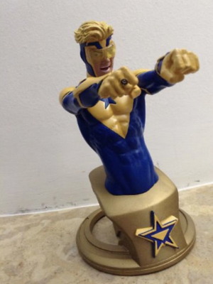 Booster Gold DC New 52 bust καινούργιο, ρητίνη, αριθμημένο, σπάνιο
