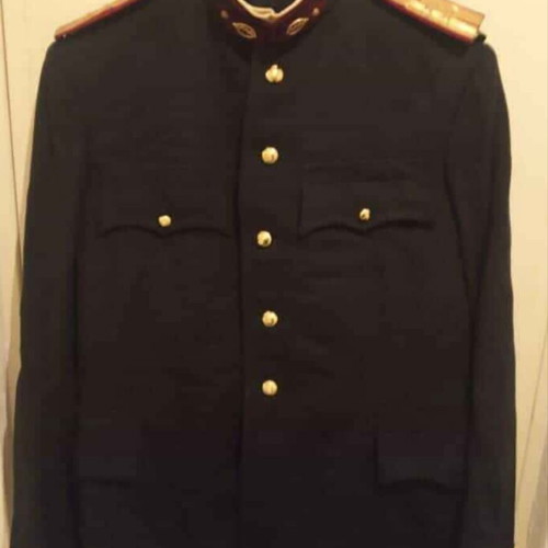 Uniform of Medical Corps Lieutenant Colonel, dark blue, like new, 50+ years old