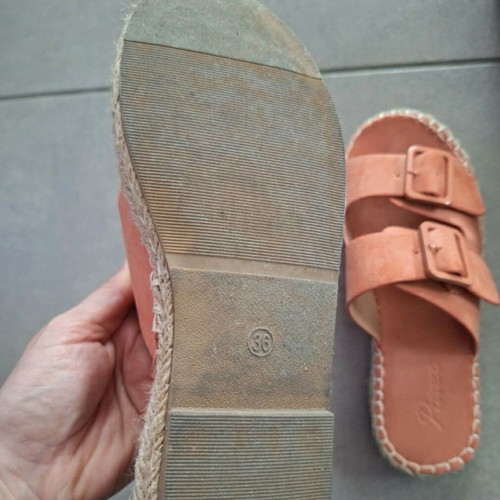 Parex salmon slippers like new, size 36, pink
