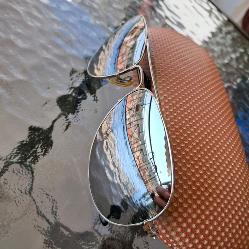 3Guys NoM sunglasses with silver mirror dark lenses like new