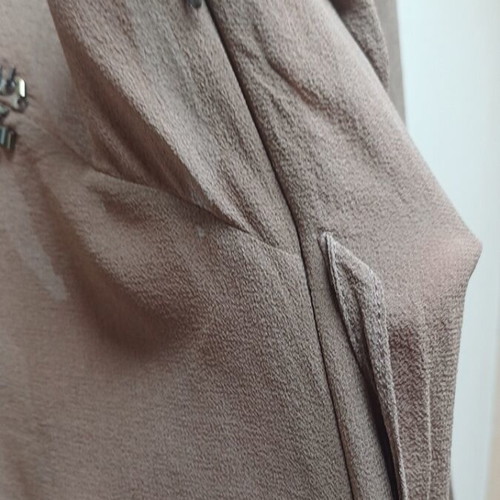 See through blouse like new, brown, size S