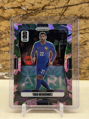 2026 Panini Prizm FIFA World Cup Soccer Theo Hernandez Lotus Flower Prizm /18