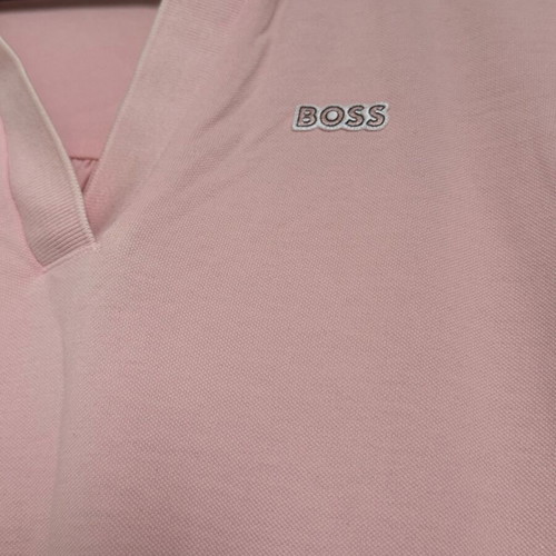 Boss pink polo dress like new, size M