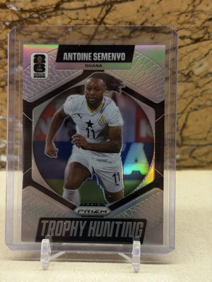 2026 Panini Prizm FIFA World Cup Soccer Trophy Hunting Antoine Semenyo Silver Prizm card new