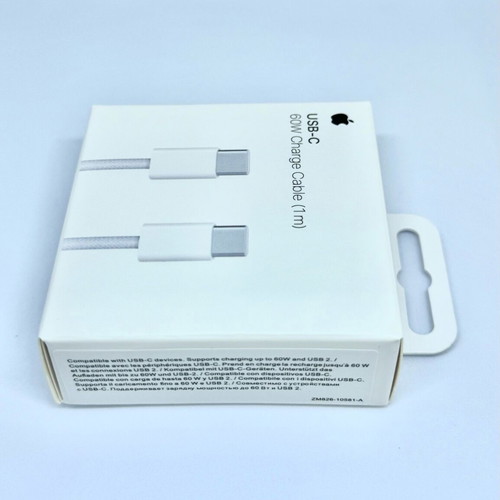 USB-C to USB-C braided cable for Apple iPhone new, 60W fast charging