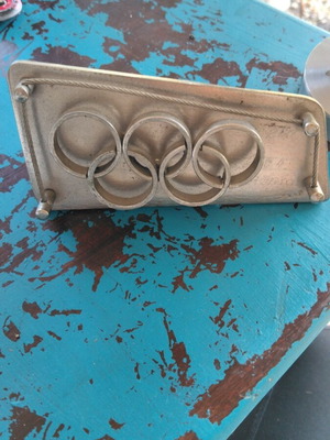 Olympic Games 2004 metal collectible sculpture