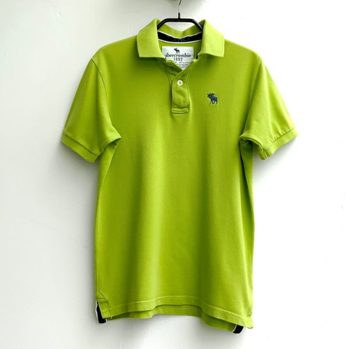 Abercrombie & Fitch Kids Polo Shirt Green Used Size L