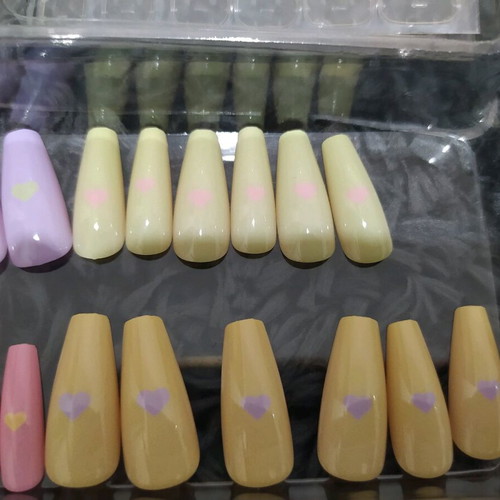 Press on nails 24 pcs new