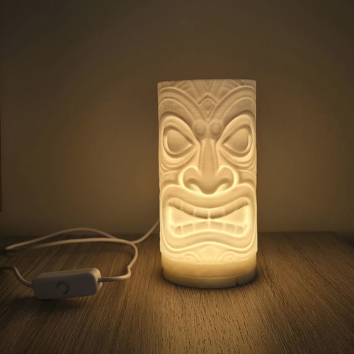 Tiki 3D figure lamp new with USB LED bulb