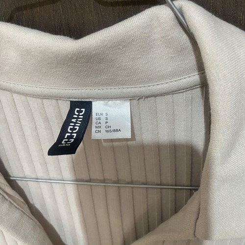 Beige short dress H&M like new, size S
