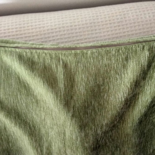 Cushion covers set of three, like new, blue and green shades