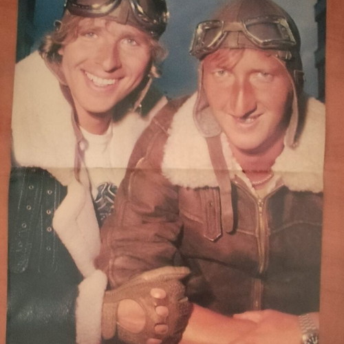 Vintage BRAVO poster 1980s featuring Die Supernasen & Herbert Grönemeyer