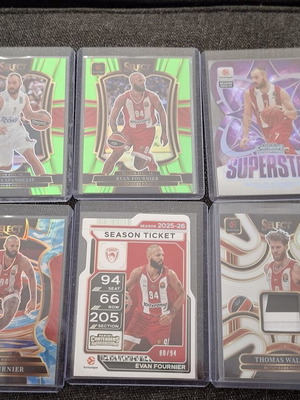 2025-26 Panini Select & Contenders EuroLeague Olympiacos basketball card lot