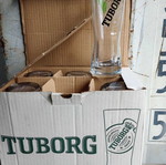 Tuborg beer glasses new