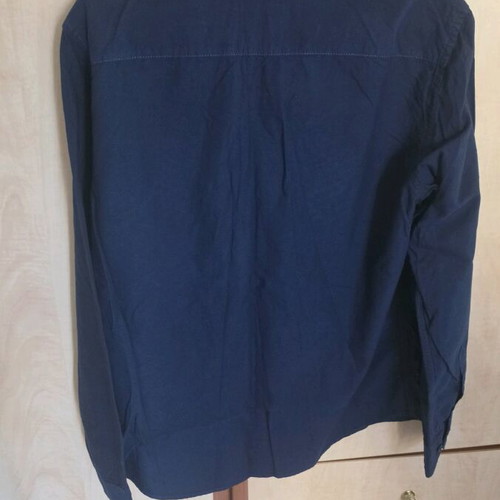 Blend men's blue navy shirt used, size L
