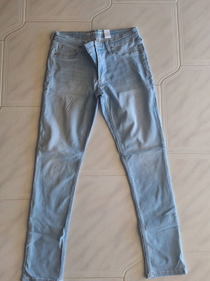 H&M Super Soft Skinny Τζιν μέγεθος 12-13 ετών ανοιχτό τιρκουάζ σαν καινούργιο