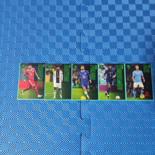 Panini Top Class set of 5 international football stars stickers like new
