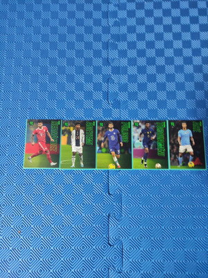 Panini Top Class set of 5 international football stars stickers like new
