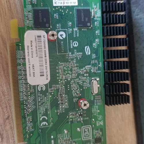 Nvidia GS 7200 graphics card used