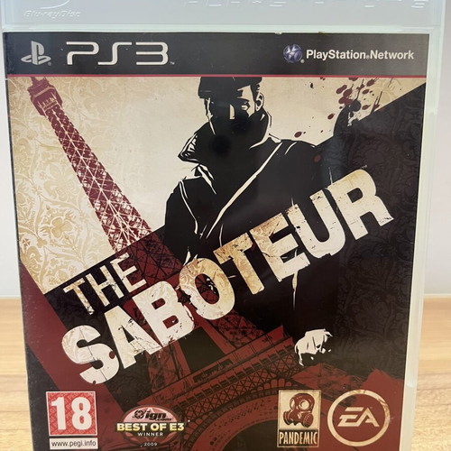 The Saboteur PS3 game used