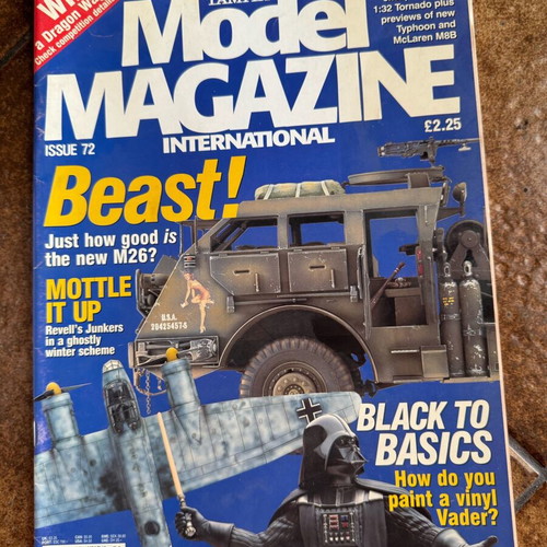Tamiya Model Magazine International Issue 72 like new, 1999