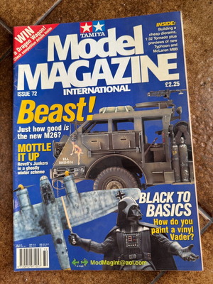 Tamiya Model Magazine International Issue 72 like new, 1999