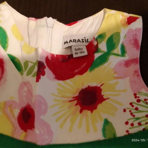 Marasil baby dress 18 months like new, 86cm