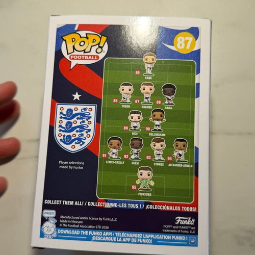 Funko Pop! Football England Cole Palmer 87 new