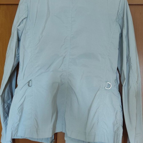 Geox women's waterproof jacket like new, gray and white, size L