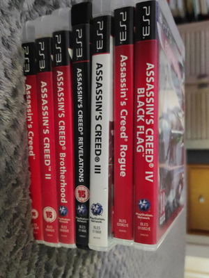Assassin's Creed series for PlayStation 3 like new