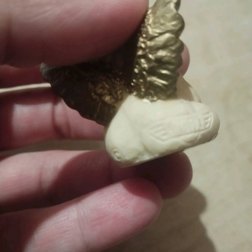 Handmade angel figurine used, ceramic, from Venice