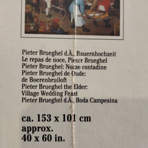 Village Wedding Feast Ravensburger puzzle 5,000 pieces new